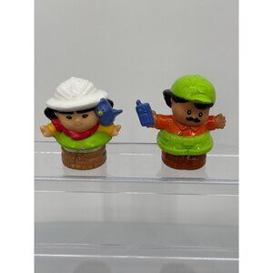 Fisher Price Little People Safari Sonya and Zookeeper Figures